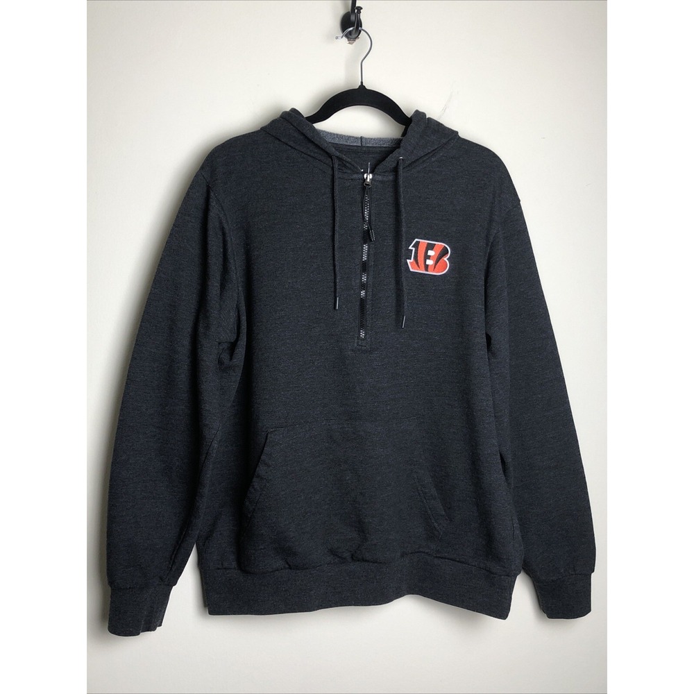 Cincinnati Bengals Antigua Long Sleeve Hooded Sweatshirt Men's Large